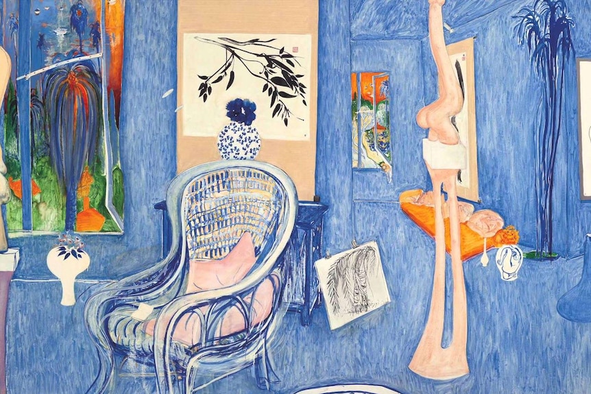 Brett Whiteley's 1976 painting, My Armchair.