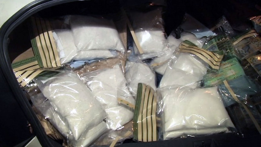 Drugs and cash seized in raids by Strike Force Duperry investigating drug trafficking, May, 2014