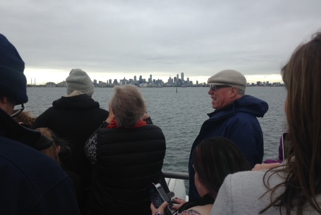 Portarlington ferry makes first trip to Melbourne