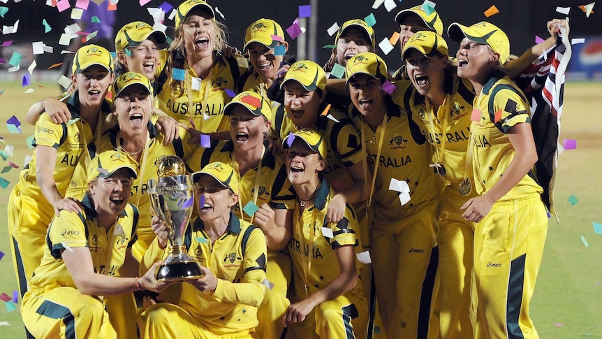 Australia women's cricket world cup win