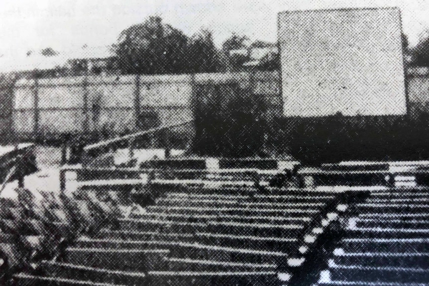 The Nyngan Open Air Theatre, pictured in 1926.