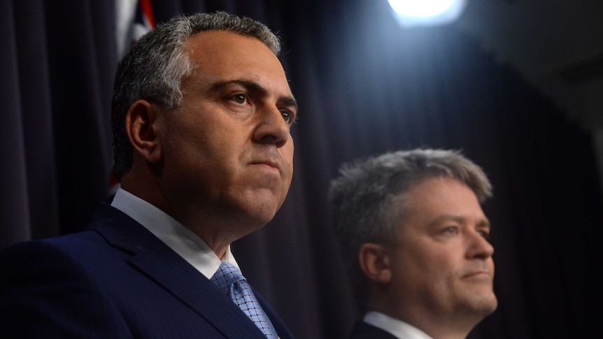 Joe Hockey and Mathias Cormann