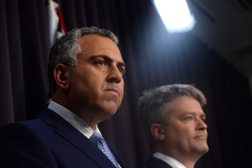 Joe Hockey and Mathias Cormann