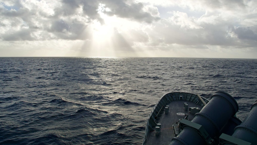 HMAS Arunta patrols the Indian Ocean