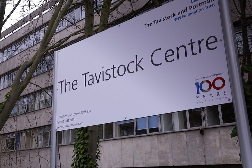 sign of the tavistock centre in the united kingdom 