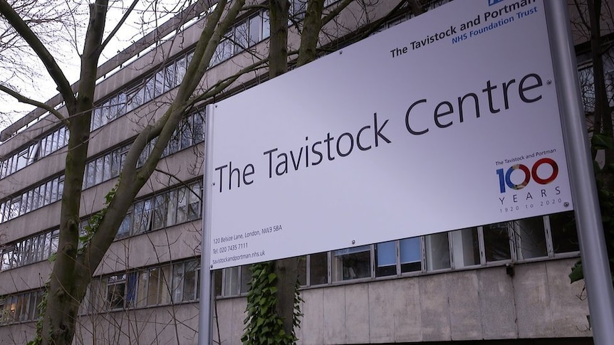 sign of the tavistock centre in the united kingdom 