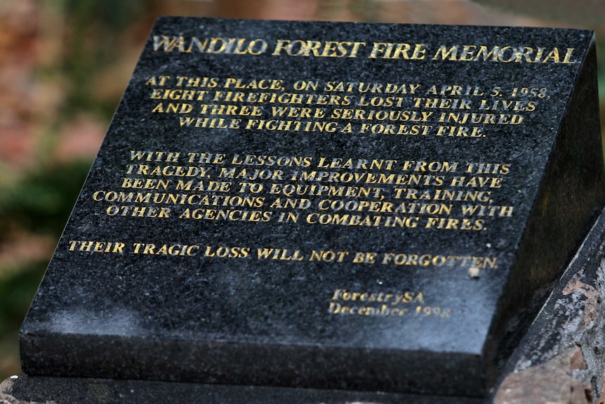 Wandilo bushfire memorial