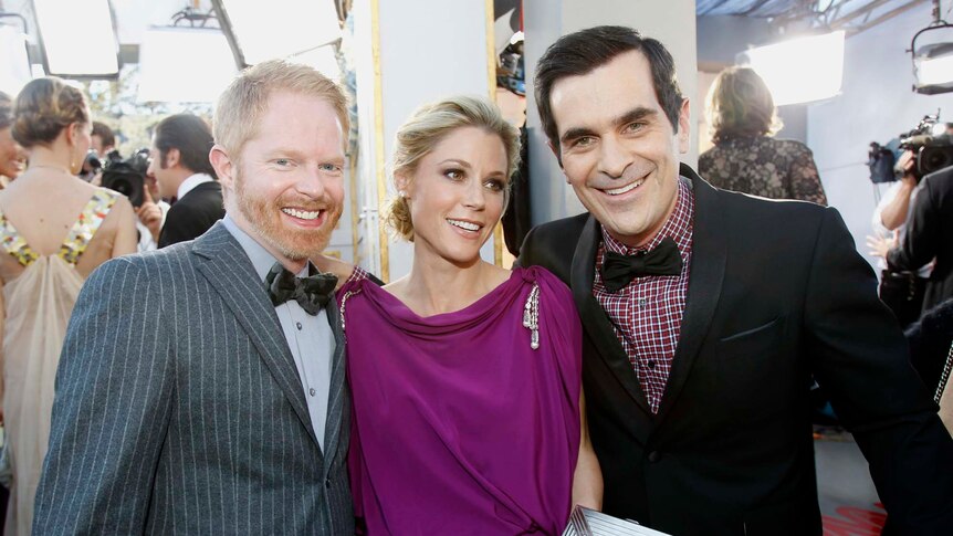 Jesse Tyler Ferguson, Julie Bowen and Ty Burrell from Modern Family