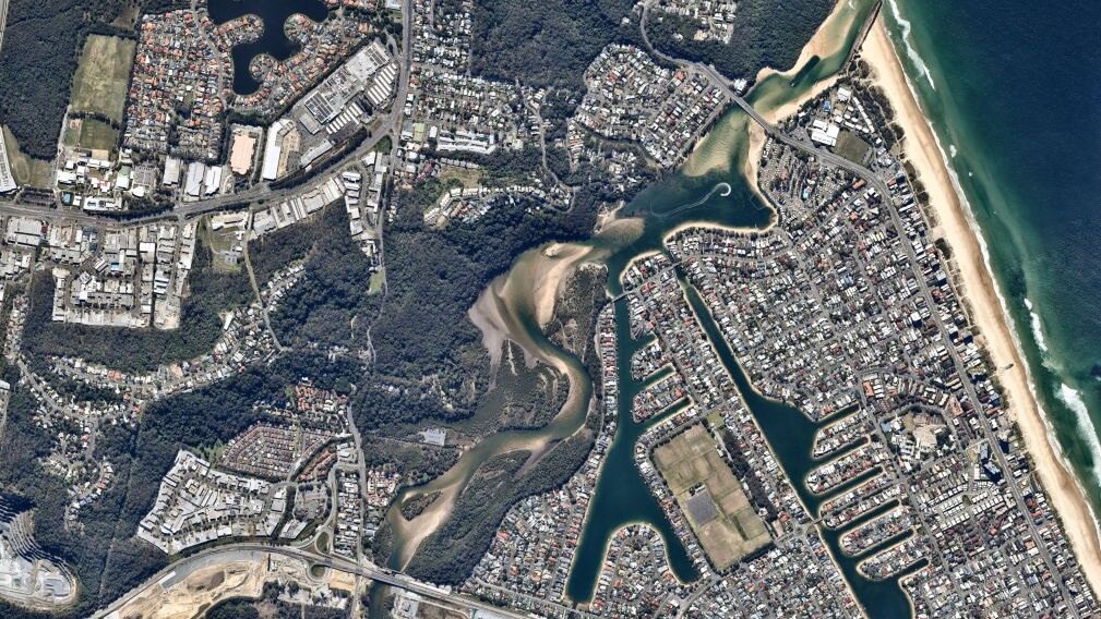 Blue water flows through the creeks, rivers and canals of Palm Beach. 