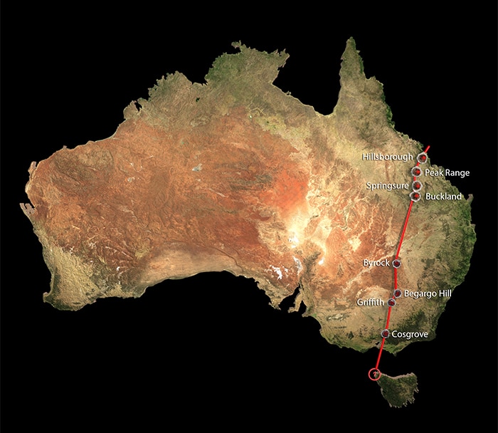 Cosgrove volcano chain