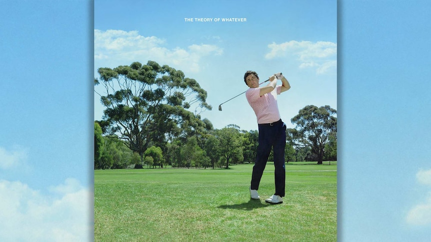 Jamie T playing golf on the cover of The Theory Of Whatever