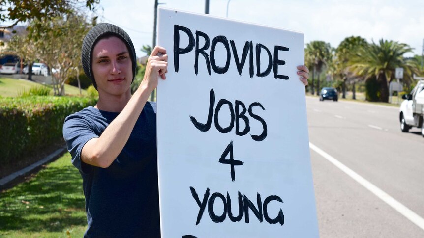 Youth unemployment in Australia is currently sitting at 13.3 per cent.