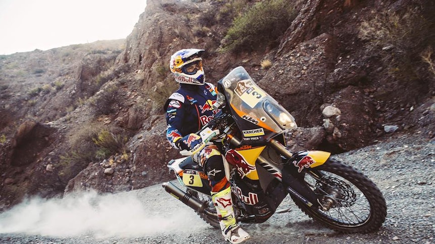 Toby Price during the Dakar Rally