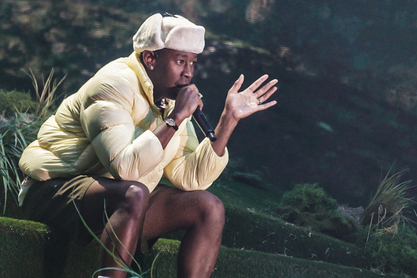 Tyler The Creator chats with the Splendour IN The Grass crowd, Sun 24 July 2022