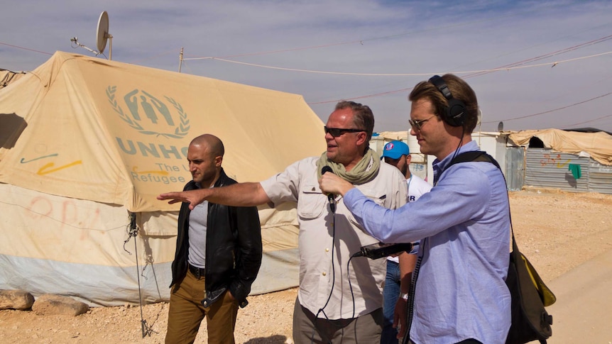 Zaatari refugee camp in Jordan