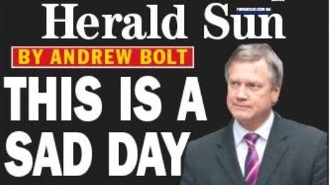Andrew Bolt featured in the Herald Sun (Herald Sun)