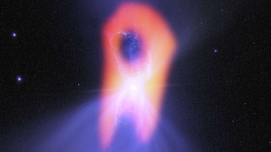 The Boomerang Nebula as captured by the Atacama Large Millimeter/submillimeter Array telescope