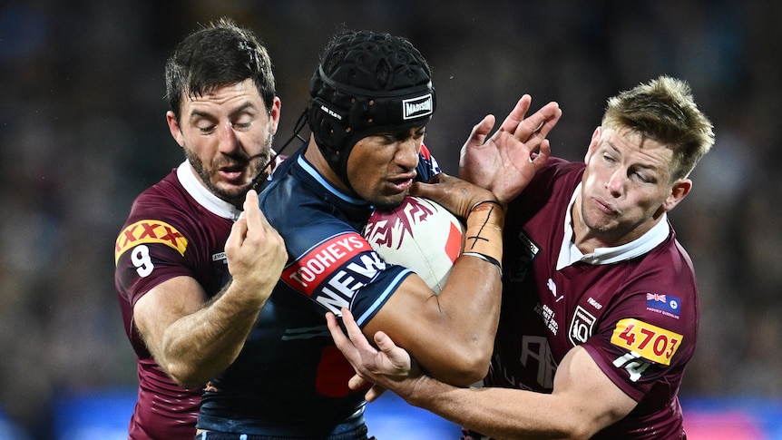 State of Origin-Spiel zwei: Ben Hunt spricht über seine besondere Bindung zu Maroons-Teamkollege Harry Grant