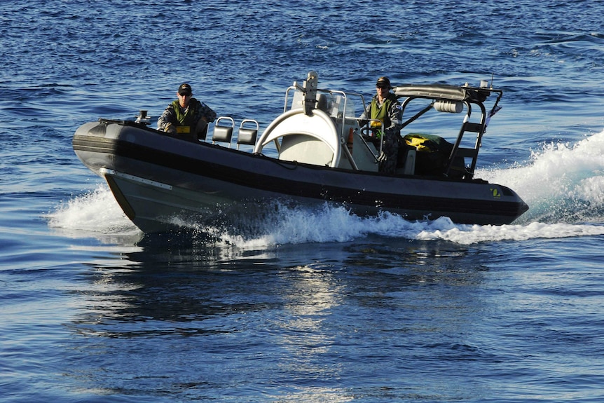 HMAS Childers during a Suspected Irregular Entry Vessel interception