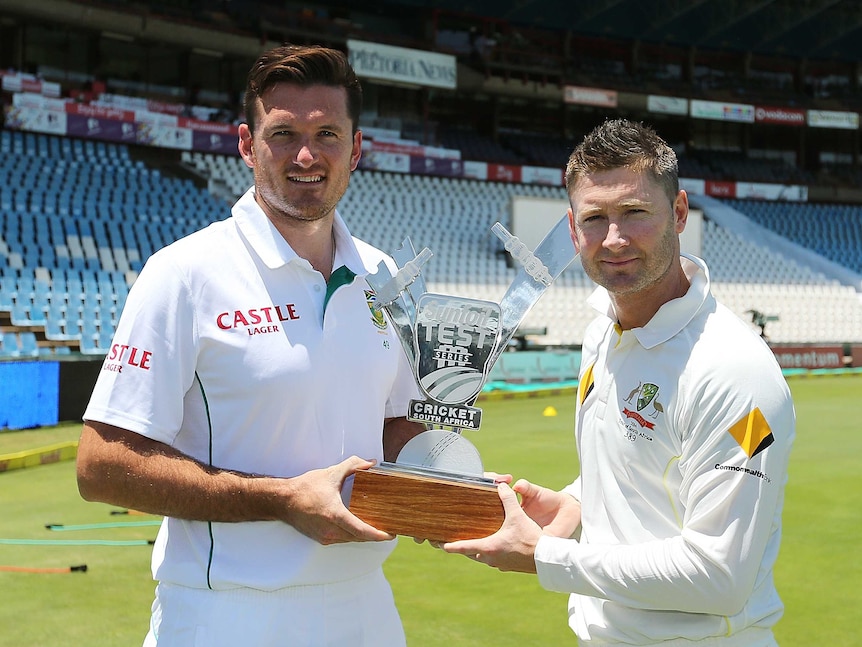 Graeme Smith and Michael Clarke ahead of first Test at Centurion