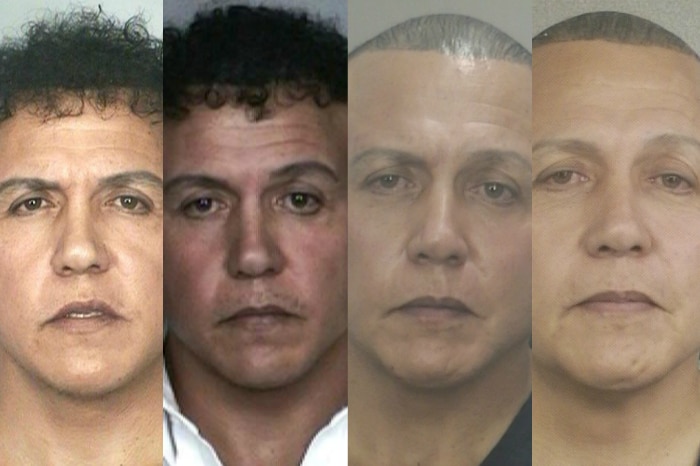 Mugshots from Cesar Sayoc's arrests.