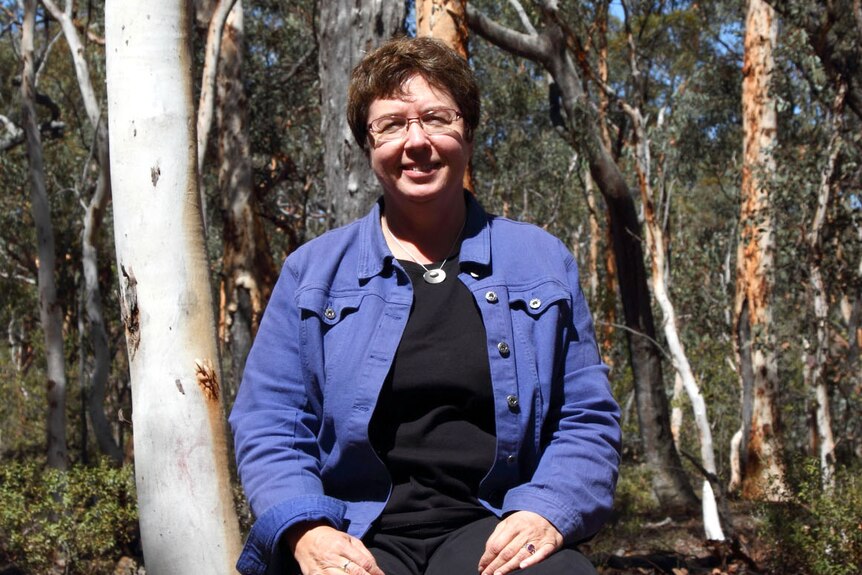 WA Greens MP Lynn MacLaren in a forest
