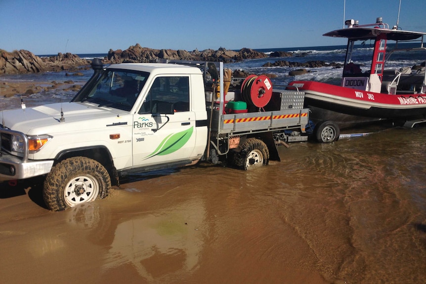 Local users have long complained about sand covering the Cape Conran boat ramp.