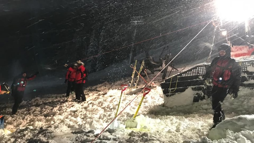 Rescue operation in St Anton