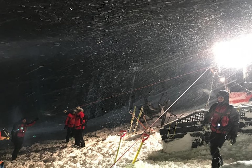 Rescue operation in St Anton