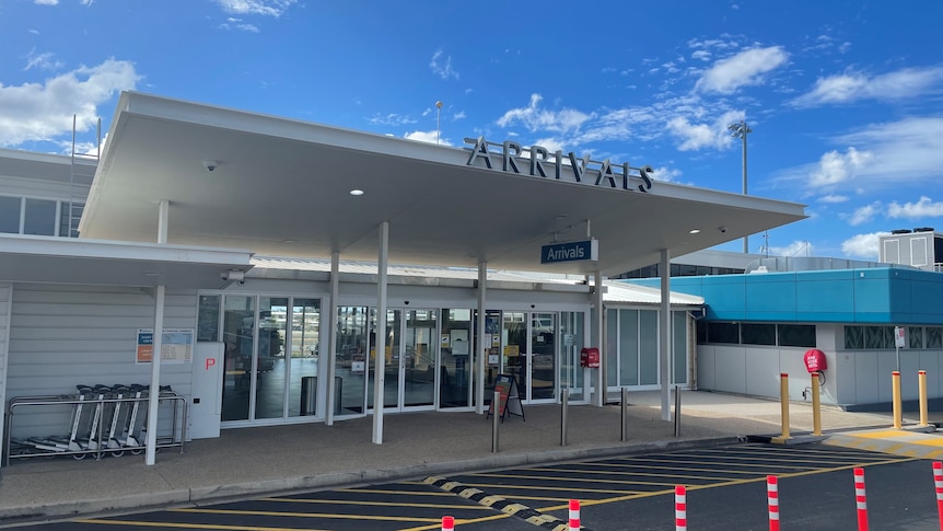 The Gladstone airport in central Queensland. 