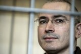Close shot of former Russian oil tycoon Mikhail Khodorkovsky