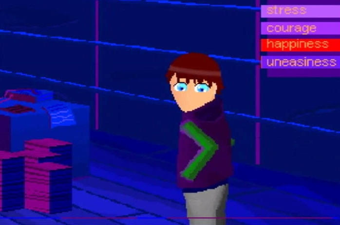 A screenshot of a character in An Aspie Life video game.