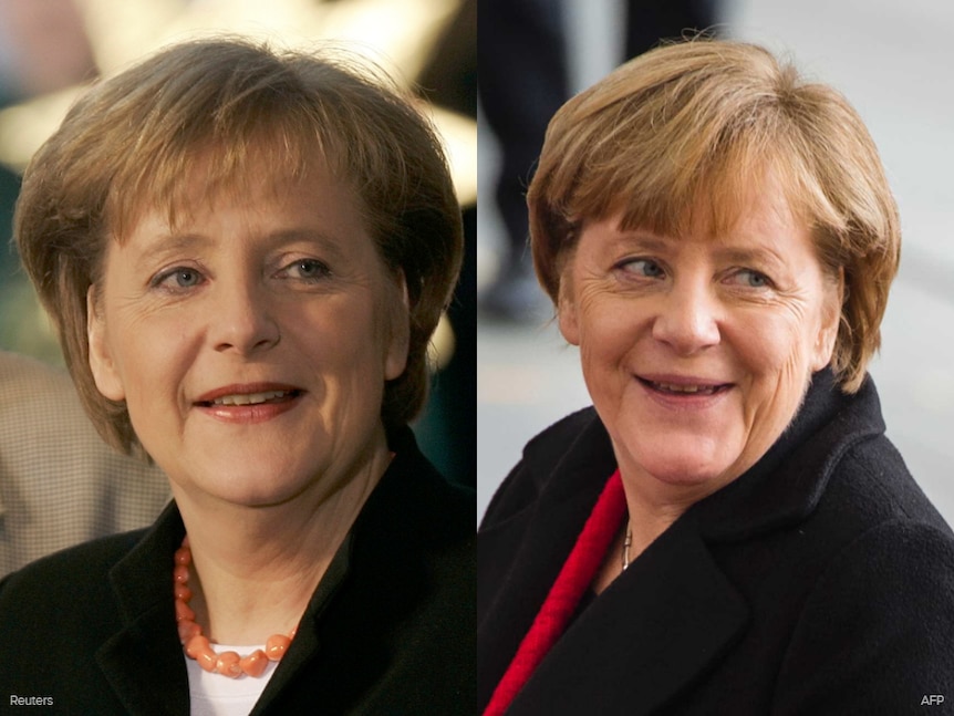 German chancellor Angela Merkel 10 years in office