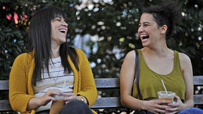 Ilana Glazer and Abbi Jacobson in the Comedy Central series Broad City.