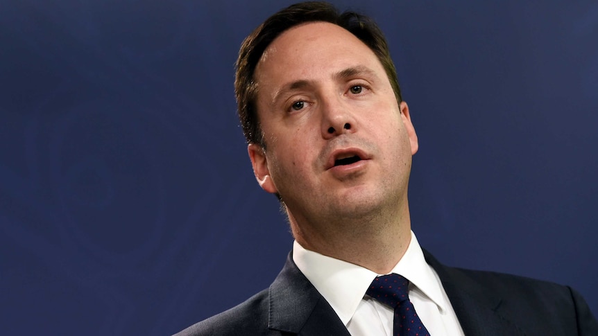 Trade Minister Steven Ciobo speaks at a press conference