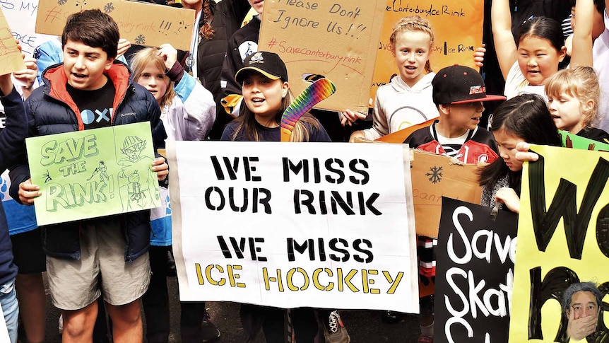 Rally to save Canterbury Olympic Ice Rink 