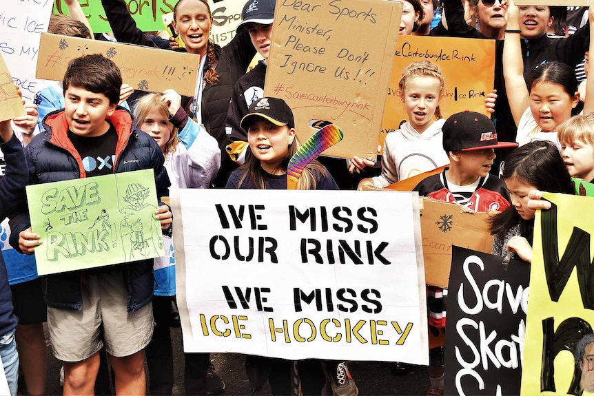 Rally to save Canterbury Olympic Ice Rink 