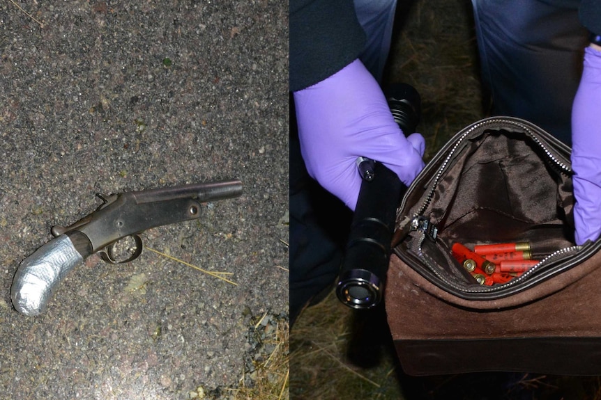 Shotgun, ammunition found in car