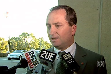 Queensland Nationals Senator Barnaby Joyce