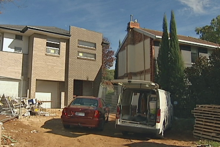 Private building certifiers approved half of this Yarralumla duplex to be demolished.