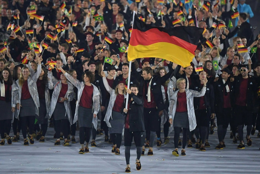 Germany at opening ceremony