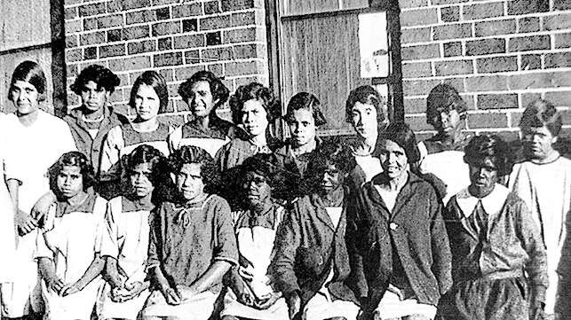 Eunice Grant, pictured in the back row, sixth from the left.