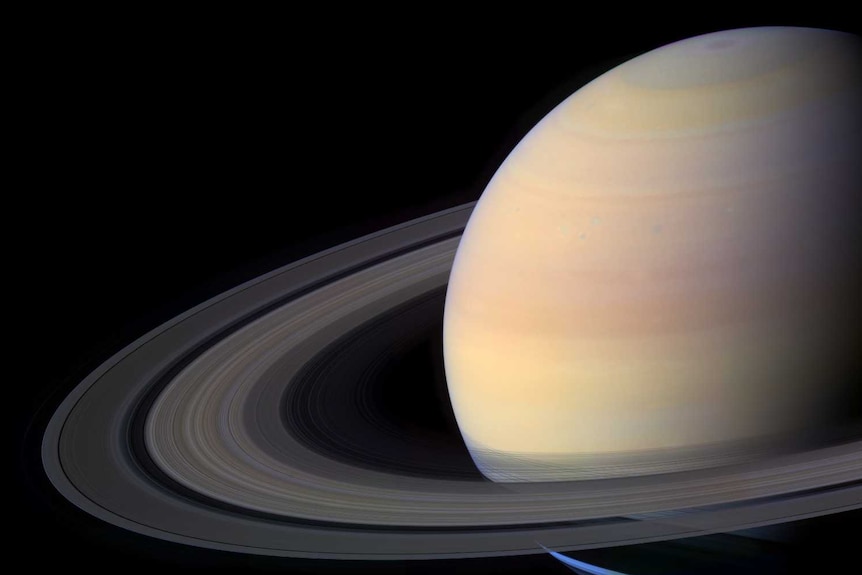High resolution composite image of Saturn