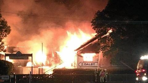 Police say initial investigations indicate Dalby State School fire was deliberately lit.