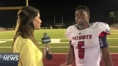 American high school football player Apollos Hester