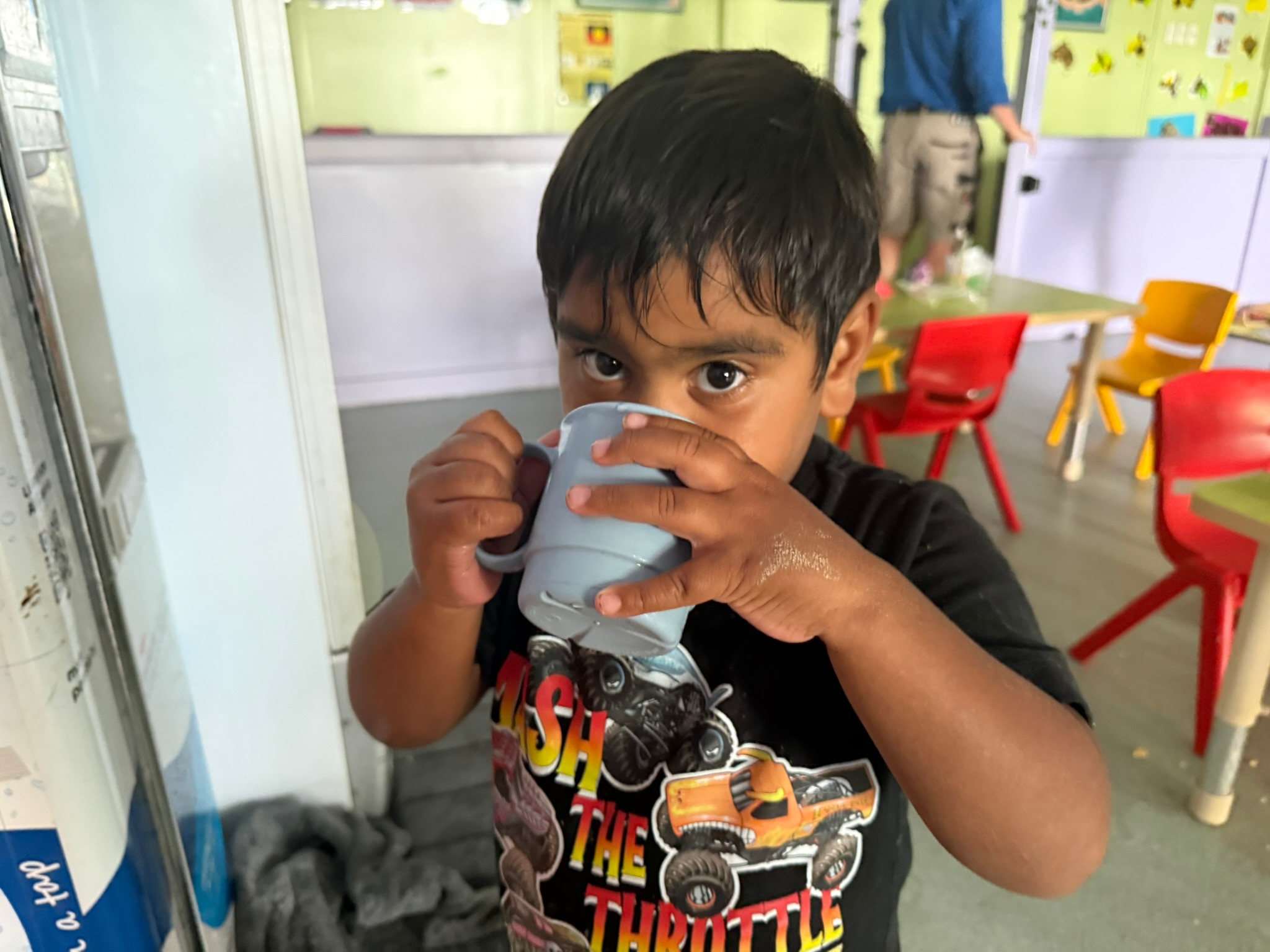 Residents creating water out of thin air as they wait for 'basic right'