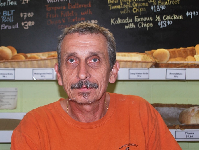 Jabiru bakery owner Erwin Ladtke