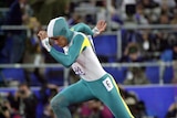 Cathy Freeman in the 2000 Sydney Olympics 400m final.