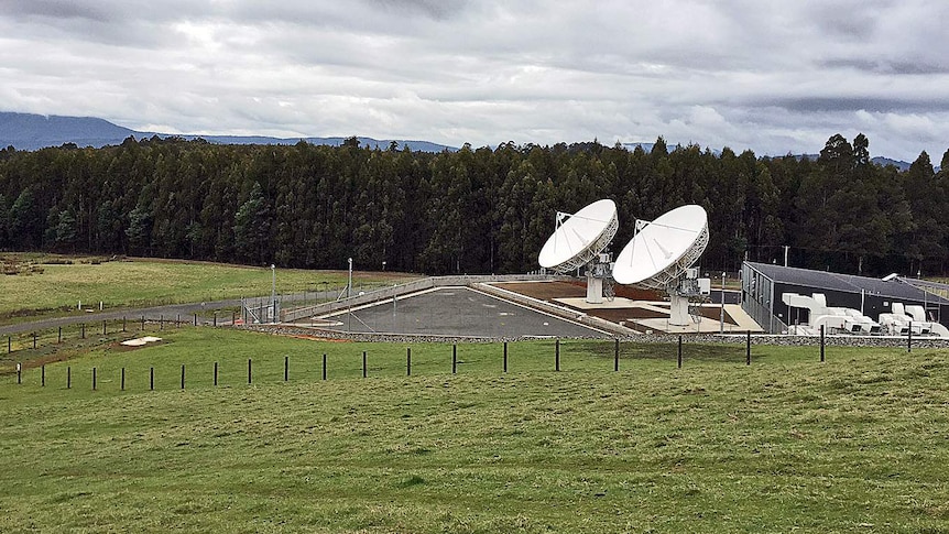 Geevston NBN satellite ground station