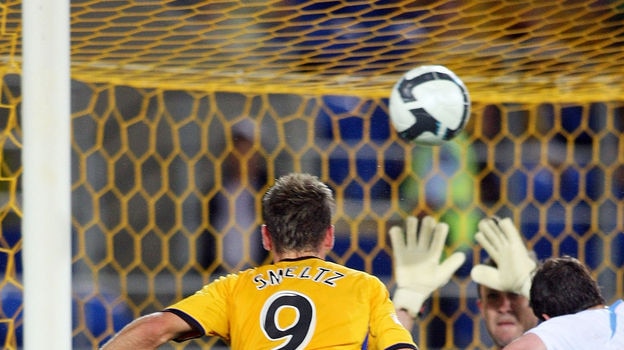Shane Smeltz has scored three goals against Sydney FC this season.